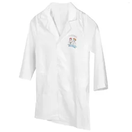 Coat Kids Windbreaker Jacket Lab Costume Accessories Boy White Polyester Fiber Scientist Dress Men Women