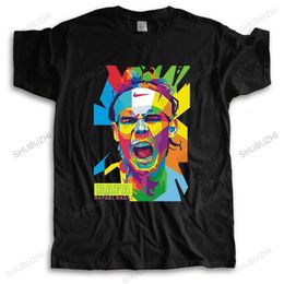 Men's TShirts summer Cotton Tshirt Men Crew Neck loose Tops Spanish player Rafael Nadal Rafa women unisex teeshirt casual streetwear tees 230110