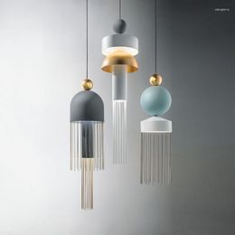 Pendant Lamps Jellyfish Droplight Nordic Contracted Individuality Bedroom Berth Lamp Restaurant Bar Designer El And Lanterns