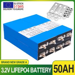 3.2V 50Ah lifepo4 Lithium Iron Phosphate Battery DIY 12V Grade A Rechargeable Battery Pack For Golf Cart Yacht Solar RV