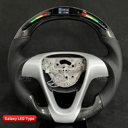 Car Styling Driving Wheel Carbon Fiber LED Steering Wheels For Mercedes Benz Smart 451 Auto Part Systems