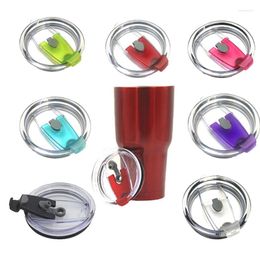 Storage Bottles 2pcs 20/30 Oz Splash Spill Proof Lid Sealing Bottle Cover For Trail Tumbler Cup No Straw