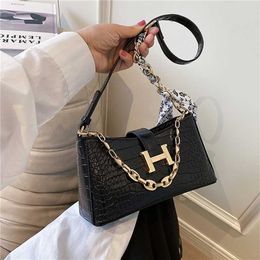 90% OFF Bags Clearance Online women's bags can be Customised and mixed batches niche high-level sense simple Kangkang crocodile underarm