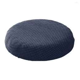 Chair Covers Stool Cover Round Bar Cushion Slipcover Elastic Protector Dining Washable Stretch Furniture Barstool