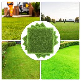 Decorative Flowers Fake Grass Rug Dog Mat Training And Replacement Turf For Dogs Potty Pad Area Patio Lawn Decoration