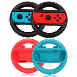 Game Controllers 2Pcs Left&Right Steering Wheel Controller Handle Holder Grip For Switch Joy-Con Gamepad Hand