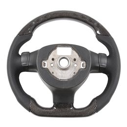 Car Driving Parts Carbon Fibre Racing Steering Wheel for Volkswagen VW MK5