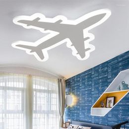 Ceiling Lights Children's Room Lamp LED Aeroplane Cartoon Creative Bedroom Personality Warm Boy Lighting