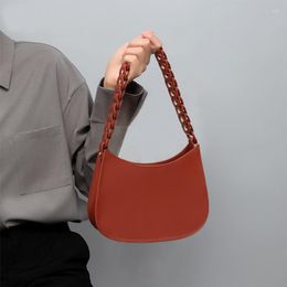 Duffel Bags Cross - Slung Female Handbag Leather Bridal Bag Senior Sense Autumn And Winter Armpit Commuting
