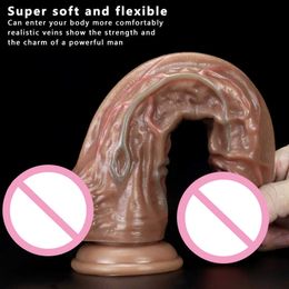 Beauty Items Realistic Suction Cup Penis Huge Dildos for Women Lesbian Toy Big Fake Dick Silicone Females Silicon Gay Dildio sexy Toys