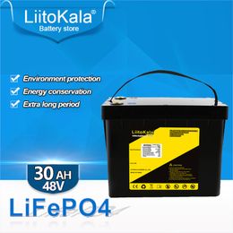 Liitokala 48V 30AH BipePo4 Батарея для аккумулятора DIY 58,4 В.