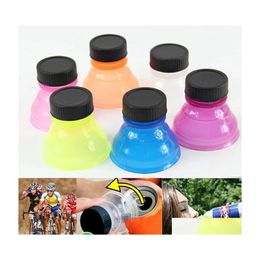 Drinkware Lid Reusable Food Grade Plastic Clear Soda Can Lids Ers Bottle Saver Topper Caps Picnic Accessories Fits Standard Drop Del Dhbd0