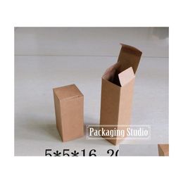 Party Favor Brown Gift Cardboard Box Per Bottle Torch Package Kraft Paper Boxes 5X5X16.2Cm Drop Delivery Home Garden Festive Supplies Otmpn