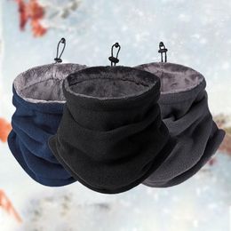 Scarves Winter Windproof Fleece Tube Headband Scarf Mask Soft Half Face Cover For Outdoor Cycling Snowboard Neck Warmer Gaiter