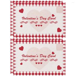 Table Napkin Placemats Valentine Mats Dayparty Fall Napkins Cloth Decorations Dinner Resistant Heat Wedding Dining Heart Colours