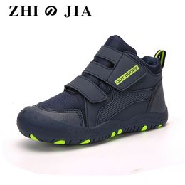 Sneakers Autumn Hiking Shoes Kids Outdoor Sneakers Boys Girls Ankle Trekking Shoes Children Winter Hiking Boots Breathable Anti-Slip Shoe 230110