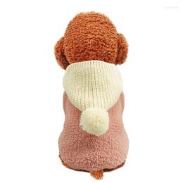 Dog Apparel Pet And Cat Small Medium-sized Winter Wool Teddy Bear Clothes Lamb Hat Vest Wear Clothing