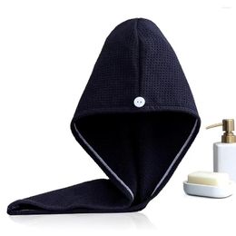 Towel Quick Drying Microfiber Towels Shower Cap 2023 Waffle Magic Wearable Bath Hats Simple Men Women Fast Dry Hair Turban