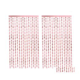 Party Decoration 2Pcs/Lot 2M Penis Backdrop Curtain Pvc Bachelorette Decorations Bride To Be Team Wedding Decor Drop Delivery Home G Dhosh