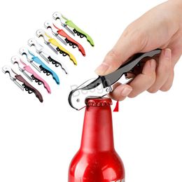 Multi-Function Beer Bottle Openers Seahorse Knife Red Wine Cork Screw Stainless Steel Bottles Opener Kitchen Bar Wine Open Tools BH3816 TQQ