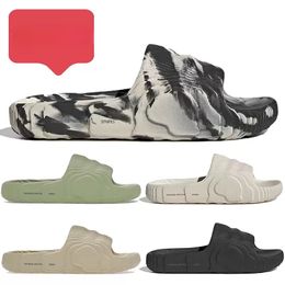 Slide beach designer sandals men women slippers black grey Magic Lime St Desert Sand bone white luxury shoes flip flops platform slides sneaker