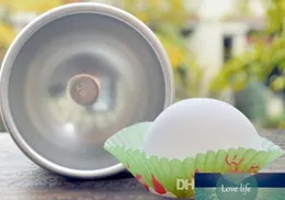 Quality 3D Aluminium Alloy Ball Sphere Bath Bomb Mould Cake Baking Pastry Mould 300pcs