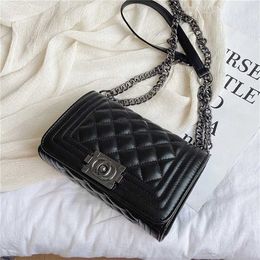 Cheap Purses Bags 80% Off trendy handbags autumn simple women's versatile ins diagonal cross red texture small square