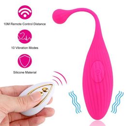 Sex toys Massager Wireless Remote Vibrator Egg 10 Speeds Toys for Women Anal Clitoris Stimulation Vaginal Tighten Exercise
