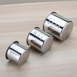 5pcs/Lot 40/60/120ml Laboratory Stainless Steel Scaled Dosing Measuring Cup In Supplies