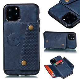 PU Leather Silicone Phone Cases For iPhone 14 13 12 11 Pro Max 12 Mini XS Max XR 7 8 6 6S Plus SE Card Slot Holder Wallet Cover