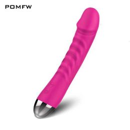 Sex toy massager Adult Massager 10 Modes Real Dildo Vibrator for Women Soft Female Vagina Clitoris Stimulator Masturbator Products Adults