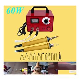 Furniture Accessories 220V 60W Mtifunction Laser Pyrography Pen Hine Gourd Wood Craft Tool Kit Drop Delivery Home Garden Dhzdp