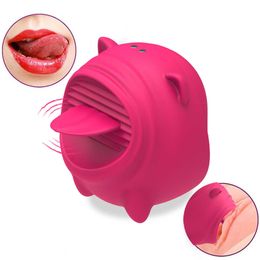Beauty Items Best-selling Fun Crazy Licking Magic Tongue Vibrator Sucking Female Masturbation Device sexy Toys