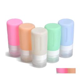 Liquid Soap Dispenser 85Ml Portable Sile Refillable Bottle Empty Travel Packing Press For Lotion Shampoo Squeeze Containers Drop Del Dhe1S