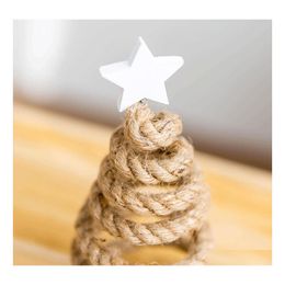 Christmas Decorations Cute For Home Creative Mini Tree Desk Table Small Party Ornaments Years Xmas Gift Drop Delivery Garden Festive Dh9Hn