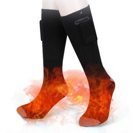 Sports Socks Heated Control Electric Heating Rechargeable Battery Winter Thermal Men Women Outdoor For Motorcycle