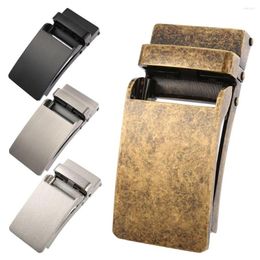 Belts Durable Replacement Casual Craft DIY Belt Automatic Buckles Ratchet End Bar Classic Waistband Head 3.25CM Buckle