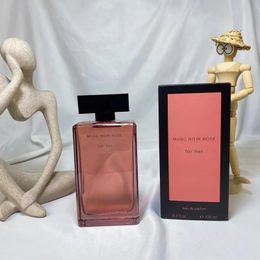Women Fragrance 100ml Musc Noir Rose Perfume For Her 3.3fl.oz Eau De Parfum Long Lasting Smell EDP Floral Woman Perfumes Spray Cologne Body Mist Fast Ship