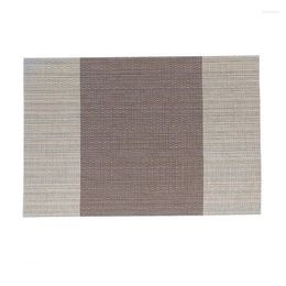 Table Mats Wipeable Placemats Heat Resistant Trace Free Kitchen Place Washable Simple Style Durable Supplies For Dinner