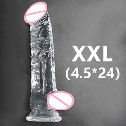 Sex toys Massager Men Artificial Penis G-spot Simulation New Realistic Dildos Erotic Jelly Dildo with Super Strong Suction Cup Toys