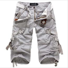 Men's Shorts 8 Colours Plus Size 2948 Brand Summer Camouflage Loose Cargo Men Camo Short Pants Homme NO BELT 230110