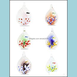 Pendant Necklaces Fashion Colorf Cute Animal Sea Pendants For Women Girls Jewellery Party Gift Drop Delivery Dhaij