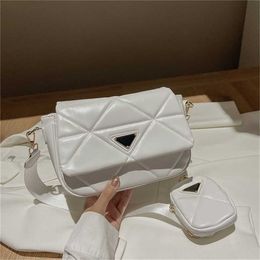 Designer Bags 55% Off Sale women's bags can be Customised and mixed batches simple rhombic lattice strap three in female steamed stuffed bun mother