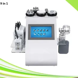 9 in 1 portable ultrasound cavitation rf machine white spa slimming and beautifying butt lifting vacuum weight loss slimming lipo laser vacuum cavitation system