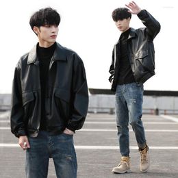 Men's Jackets 2023 Autumn Light Luxury Fashion Korean Version Loose Men Jacket Spring And Boutique Clothing Simple Style