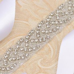 Belts Fashion Crystal For Women Luxury Designer Silver Diamond Waist Chain Wedding Dress Bridal Accessories Decoration Ribbon