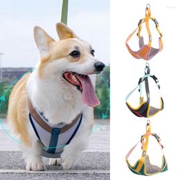 Dog Collars Small Harness For Medium Large Dogs Puppy Clothes Petshop Products Designer Guide Vest Cool Breathable Outdoors Fashion