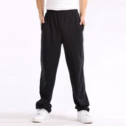 Men's Pants Men's Baggy Trousers Solid Colour Slim Fitted Sweatpants Elastic Casual Homme Extra Plus Size 4XL 5XL 6XL 7XL Joggers