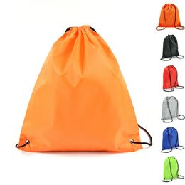 String Drawstring Back Pack Cinch Sack Gym Tote Bag School Sport Shoe Bag Large Drawstring Backpack Cinch Sack Gym Tote Pack New E0111