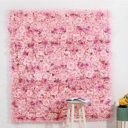 Decorative Flowers Artificial Flower Wall Panel Decoration Wedding Background Birthday Party Simulation Customization